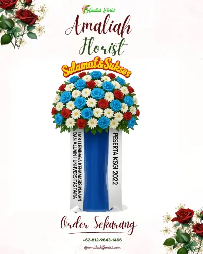 Standing Flower di Rumah Duka Pandu
